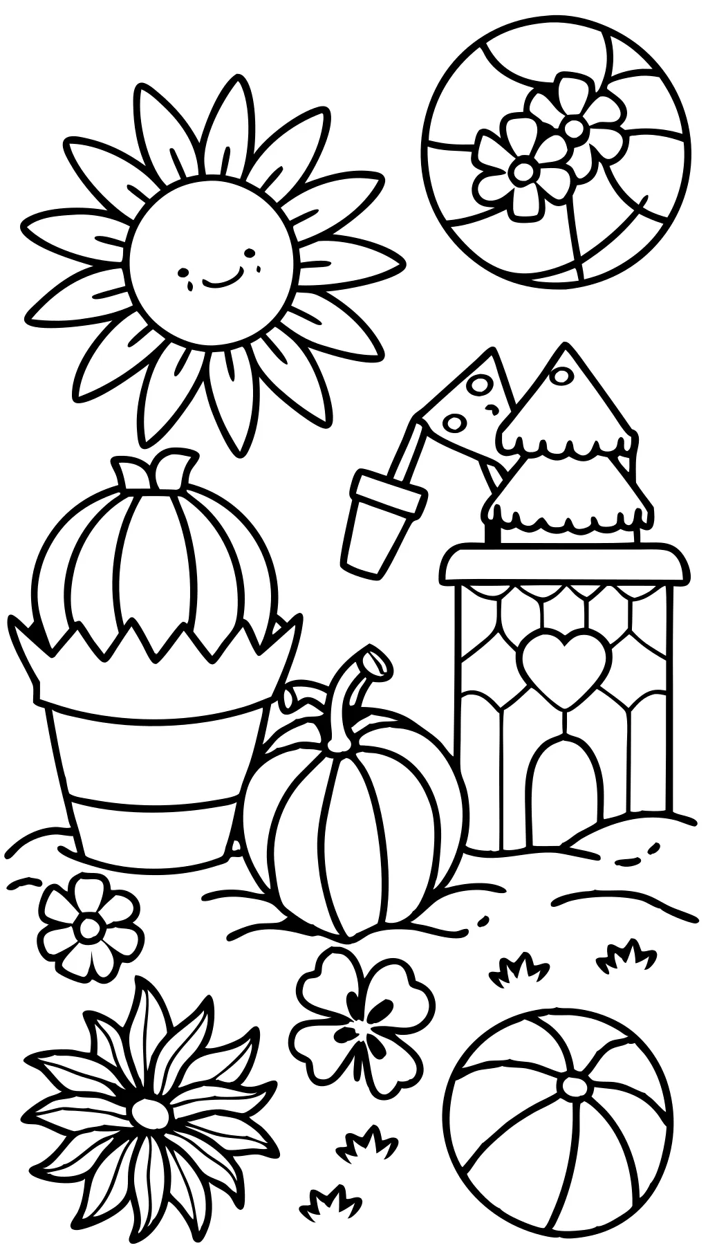 summer coloring pages free